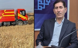 استقرار سه دستگاه ماشین آتش‌نشانی غیر بومی در سرپل‌ذهاب برای مقابله با آتش‌سوزی‌های احتمالی فصل برداشت غلات