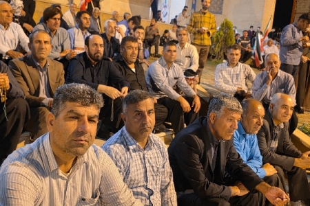 موج خروشان وفاداری در سرپل‌ذهاب؛ اجتماع بزرگ نصرت رزمندگان اسلام در سوگ رهبر شهید