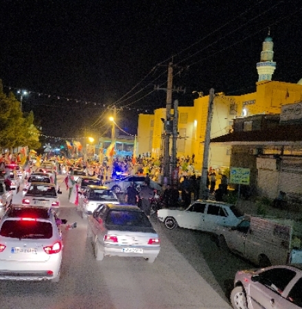 نود و یکمین شب غیرت؛ کاروان حماسه در خیابان‌های سرپل‌ذهاب به حرکت درآمد