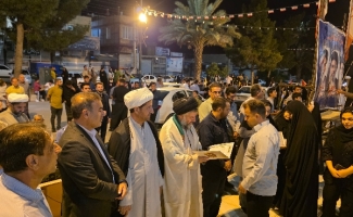 تجلیل از زوج‌های جوان سرپل‌ذهابی در اجتماع مردمی «نحن المنتقمون» همزمان با عید غدیر
