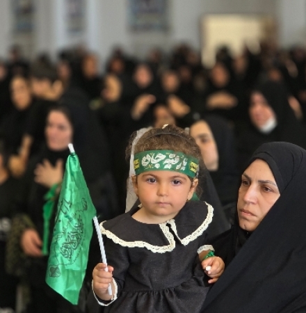 گهواره‌های حسینی به حرکت درآمدند؛ حماسه مادران سرپل‌ذهاب در سوگ شش‌ماهه کربلا