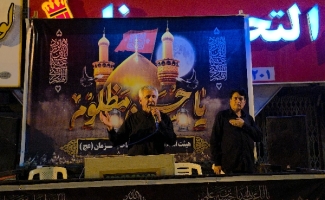 شب پنجم محرم به نام حضرت زهیر(ع)؛ نوای «لبیک یا حسین(ع)» در مسجد صاحب‌الزمان(عج) سرپل‌ذهاب طنین‌انداز شد