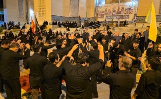 پنجم محرم؛ طنین «یا حسین(ع)» در جوار حرم مطهر احمد بن اسحاق(ره) سرپل‌ذهاب