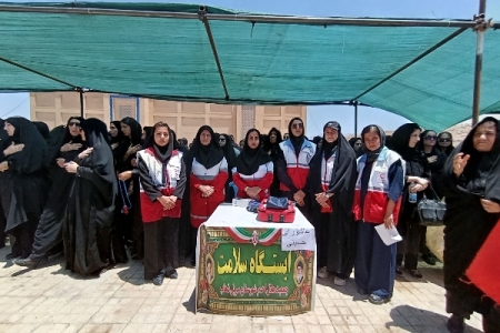 سفیران نجات در خیمه عشق؛ هلال‌احمر در خط مقدم خدمت به عزاداران حسینی