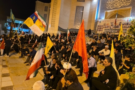 سرپل‌ذهاب، میعادگاه عاشقان حسینی؛ اجتماع ۱۱۹ «نحن المنتقمون» با حضور پرشور مردم برگزار شد