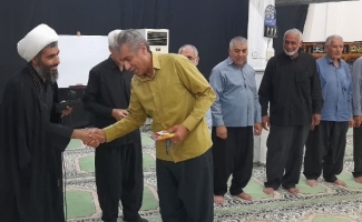 تجلیل از خادمان مسجد و هیئت حضرت علی‌اکبر(ع) شهرک جهاد