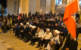 سوگ و حماسه در کنار هم؛ اجتماع بزرگ مردم سرپل‌ذهاب در عزای رهبر شهید امت