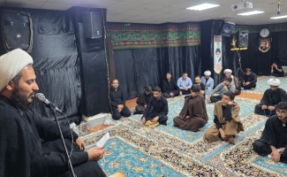 مجلس عزای حضرت رقیه(س) در حوزه علمیه باقرالعلوم(ع) سرپل‌ذهاب برگزار شد