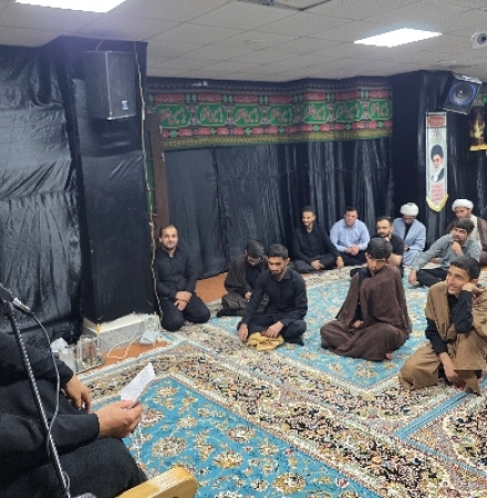 مجلس عزای حضرت رقیه(س) در حوزه علمیه باقرالعلوم(ع) سرپل‌ذهاب برگزار شد