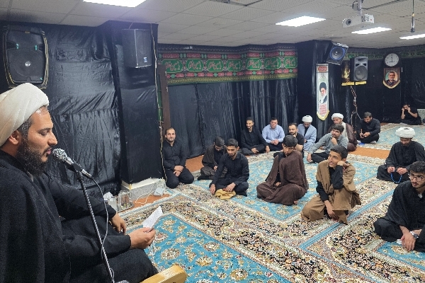 مجلس عزای حضرت رقیه(س) در حوزه علمیه باقرالعلوم(ع) سرپل‌ذهاب برگزار شد
