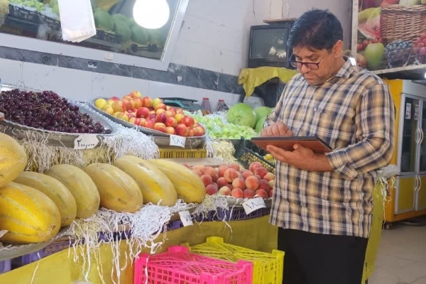 گشت مشترک بازرسی از میدان میوه و تره‌بار و واحدهای میوه‌فروشی سرپل‌ذهاب