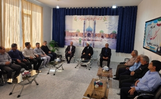 دیدار مسئولان شبکه بهداشت و درمان سرپل‌ذهاب با امام جمعه شهرستان