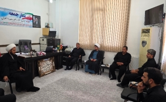 دیدار فرمانده قرارگاه شهید دکامی‌زاده نیروی زمینی سپاه با امام جمعه سرپل‌ذهاب