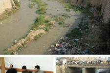 آلوده شدن رودخانه مرکزی شهر با طعم فاضلاب / وقتی یک فرصت گردشگری به مکانی برای دفن زباله ها تبدیل می شود