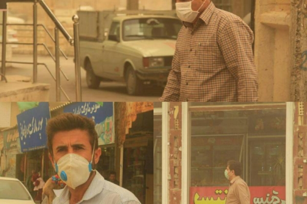  به شماره افتادن نفس های مردم در حصارگردوخاک / مهمان ناخوانده ای که راه تنفس شهر را بند آورده است