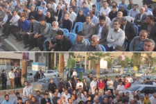 بازار  داغ ستادهای انتخابات ریاست جمهوری در خیابانهای شهرستان / از سخنرانی نمایندگان نامزدهای انتخاباتی تا بنرهای بزرگی که در خیابانهای شهر نصب شده اند