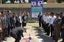  مرکز فوریت های پزشکی سرپل ذهاب کلنگ زنی شد