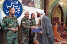 مراسم تودیع و معارفه رئیس عقیدتی سیاسی تیپ71 پادگان ابوذر درسرپل ذهاب برگزار شد