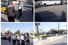 انتقال کارگران فصلی به ابتدای جاده قدیم بیمارستان شهدای سرپل ذهاب 