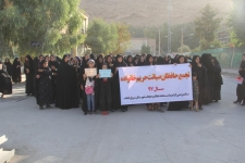 همایش بزرگ پیاده روی بانوان بسیجی سرپلذهابی به مناسبت روز دختر