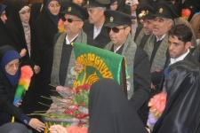 پرچم متبرک امام رئوف به کرمانشاه رسید +تصاویر