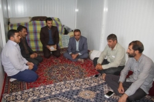 فرماندار سرپل ذهاب با خانواده شهدا و جانبازان شهرستان دیدار کرد