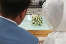 ۴۰ زوج کرمانشاهی با اجازه امام رضا(ع) روانه خانه بخت شدند
