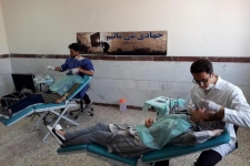 ارائه خدمات رایگان دندانپزشکی درشهرستان زلزله زده سرپل ذهاب