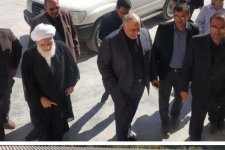 آیت الله علما امام جمعه کرمانشاه واردشهرستان زلزله زده سرپل ذهاب شد