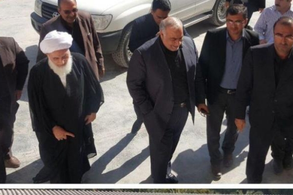 آیت الله علما امام جمعه کرمانشاه واردشهرستان زلزله زده سرپل ذهاب شد