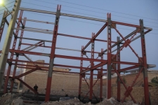 اسکلت بندی 700 واحد احداثی در سرپل ذهاب در حال اجراست