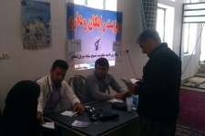 ویزیت رایگان ساکنان روستای قلعه سفید سفلی بخش قلعه شاهین درسرپلذهاب