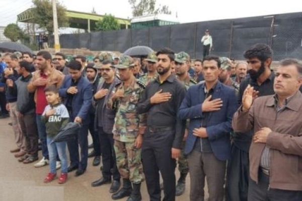 آیین عزاداری سالروز شهادت امام رضا (ع) در سرپلذهاب برگزار شد