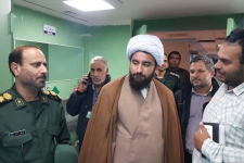 بازدید امام جمعه و فرمانده سپاه ناحیه سرپلذهاب از بیمارستان شهدای مقاوم سازی شده این شهرستان