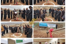کلنگ زنی مسجد روستای امامیه علیا در بخش قلعه شاهین شهرستان زلزله زده سرپل ذهاب