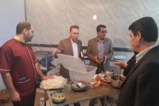 از رستوران ها و مراکز عرضه غذا درسطح شهر سرپل ذهاب بازدید بعمل آمد