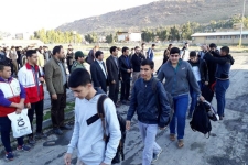 اعزام کاروان دانش آموزی سرپل ذهاب به مناطق عملیاتی جنوب کشور