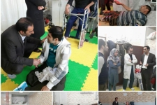 بازدید رئیس اداره بهزیستی سرپل ذهاب از ازمرکز توانبخشی جسمی-حرکتی هاوژین شهرستان 