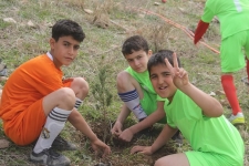 آیین کاشت ۱۰۴۰ اصله درخت در شهر سرپل ذهاب 