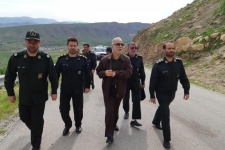 بازدید فرمانده قرارگاه نجف اشرف سپاه و فرمانده سپاه حضرت نبی اکرم (ص) استان کرمانشاه از یادمان بازی دراز سرپل ذهاب