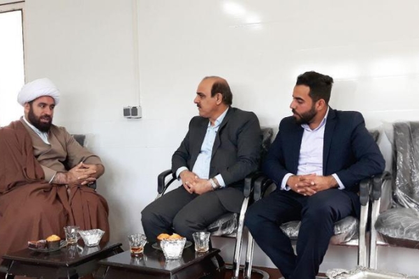 دیدار رئیس اداره تعزیرات حکومتی سرپل ذهاب با امام جمعه شهرستان