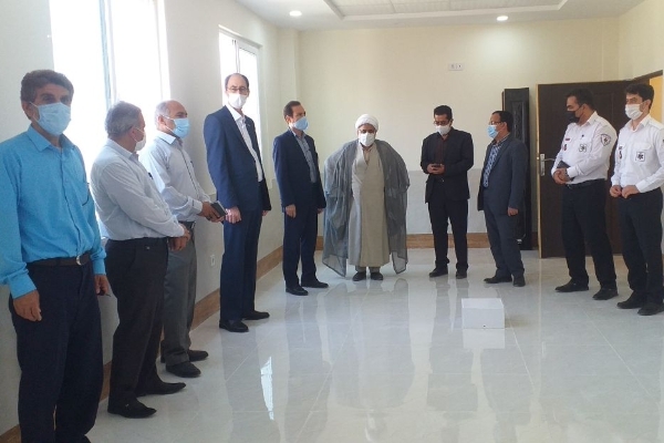 تحویل موقت ساختمان فوریتهای پزشکی شهرستان