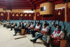 مراسم تجلیل از تلاش ریش سفیدان و بزرگان شهرستان صحنه