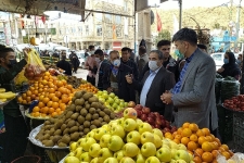 تداوم گشت های مشترک نظارت با اولویت تنظیم بازار شب عید در سرپل ذهاب/ میوه های شب عید از ۲۵ اسفند ماه در بازار توزیع میشود.