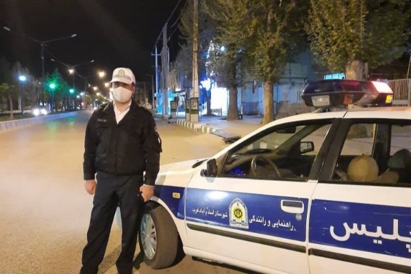 وضعیت تردد شبانه در اسلام آبادغرب به صفر رسید