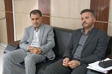 جلسه فرماندار سرپل ذهاب با مدیرکل گاز استان کرمانشاه در راستای رفع معارضین خطوط انتقال گاز در روستاهای این شهرستان