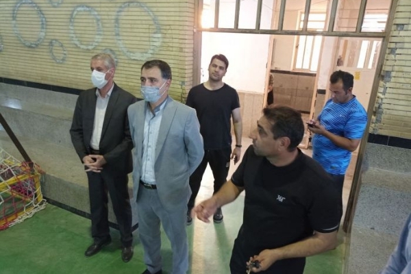بازدید فرماندار ، معاون سیاسی ، امنیتی شهرستان سرپلذهاب از  اماکن و باشگاه های فرهنگی ورزشی شهرستان
