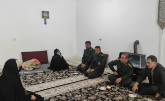 دیدار با خانواده شهید حقمرادی در سرپلذهاب صورت گرفت