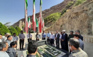 میهمانی لاله ها در گلزار شهدای شهرستان سرپل ذهاب