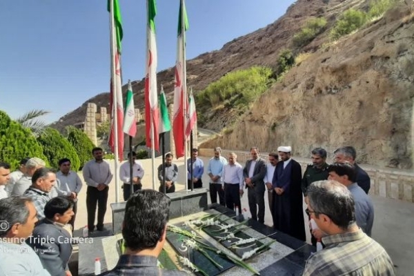 میهمانی لاله ها در گلزار شهدای شهرستان سرپل ذهاب